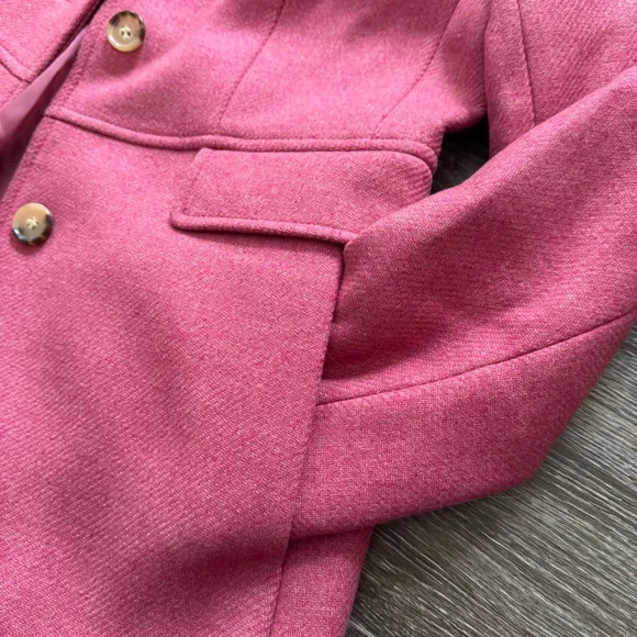 Talbots Classic Pink Pea Coat for Women - Picture 2 of 8